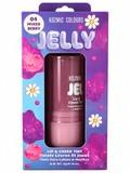 Kozmic Colours Jelly Lip & Cheek Tint tono 04 Mixed Berry - Caja morada con tinte rosa berry