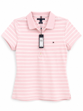 Polo Tommy Hilfiger Mujer Rayas Rosa Talla S